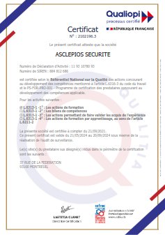 certificat Qualiopi
